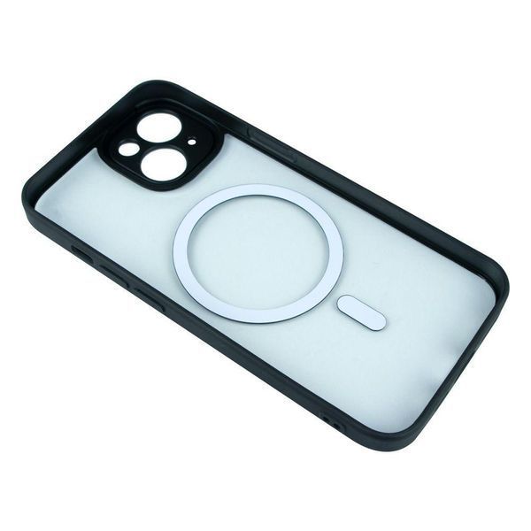 Чехол Baseus Frame Series Magnetic Case+Glass 0.22mm для iPhone 14 Black 757-00218 фото