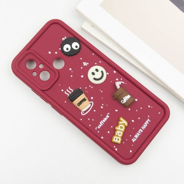 Чохол TPU Toys Case для Xiaomi Redmi 12C / Poco C55 Red/Always Happy 777-03854 фото