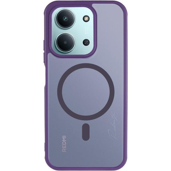 Чохол TPU Bloom with Magnetic Fit для Xiaomi Redmi 15C (EU) Purple 656-08757 фото