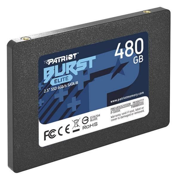 Накопитель SSD Patriot Burst Elite 480GB 2.5" 7mm SATAIII TLC 3D PBE480GS25SSDR фото
