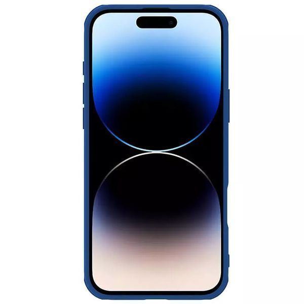 Карбонова накладка Nillkin CamShield Pro для Apple iPhone 16 (6.1") Blue 777-08135 фото