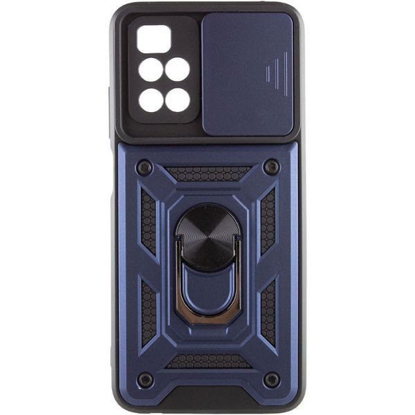 Ударостійкий чохол Camshield Serge Ring для Xiaomi Redmi 10 Blue 777-04645 фото