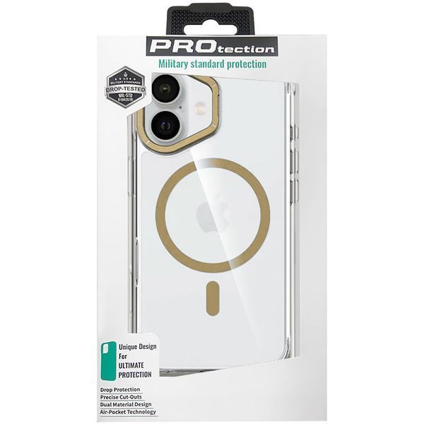 Чохол TPU Space Case Apex with MagSafe для Apple iPhone 16 (6.1") Gold 214-03336 фото