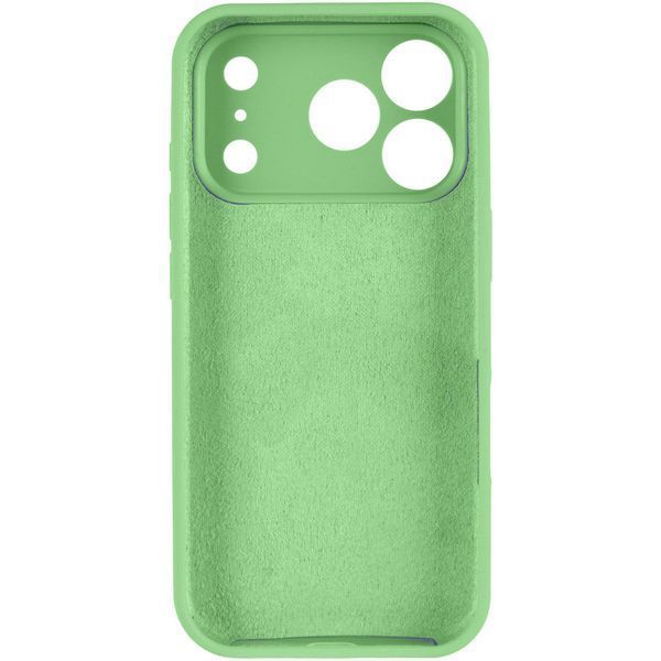 Силиконовый чехол Silk Full Camera Protective для Apple iPhone 17 Pro (6.3") Mint 777-09935 фото