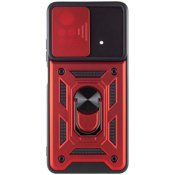 Ударостійкий чохол Camshield Serge Ring для Xiaomi Poco X4 Pro 5G Red 777-04624 фото
