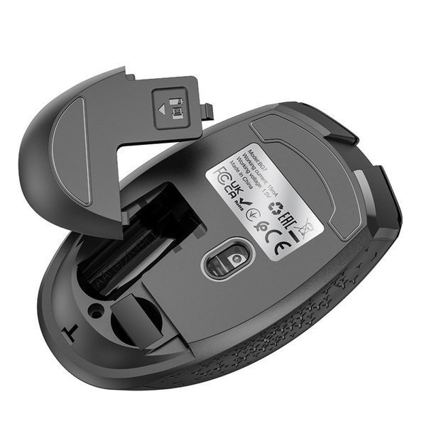 Манипулятор мышь BOROFONE BG7 Platinum 2.4G business wireless mouse Black 6974443389982 фото