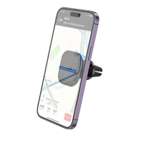 Тримач для мобільного HOCO H29 Brilliant magnetic car holder(air outlet) Black 656-00499 фото