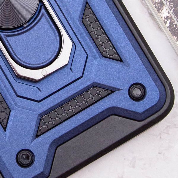 Ударостійкий чохол Camshield Serge Ring для Xiaomi Redmi 10 Blue 777-04645 фото