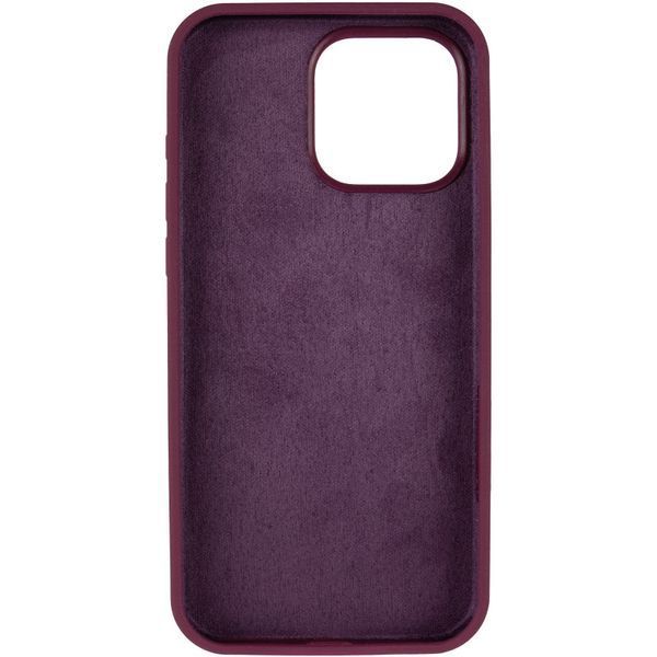 Силиконовый чехол Silk Full Protective для iPhone 16 Pro (6.3") Plum 777-10135 фото