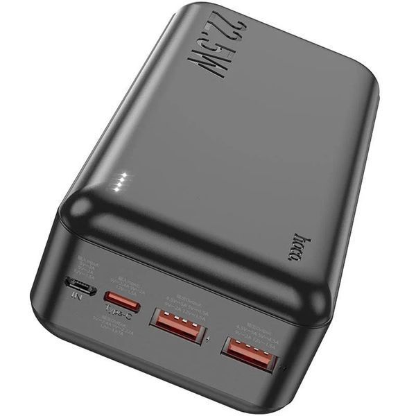 Портативний акумулятор Hoco J101B Astute 30000mAh QC3.0&PD 22.5W Чорний 216-00093 фото