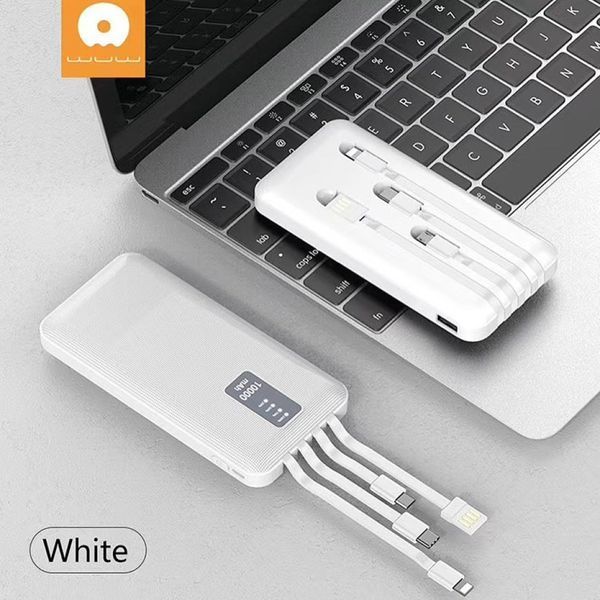 Портативний акумулятор WUW Y135 10000mAh Type-C, Lightning Білий 216-00110 фото