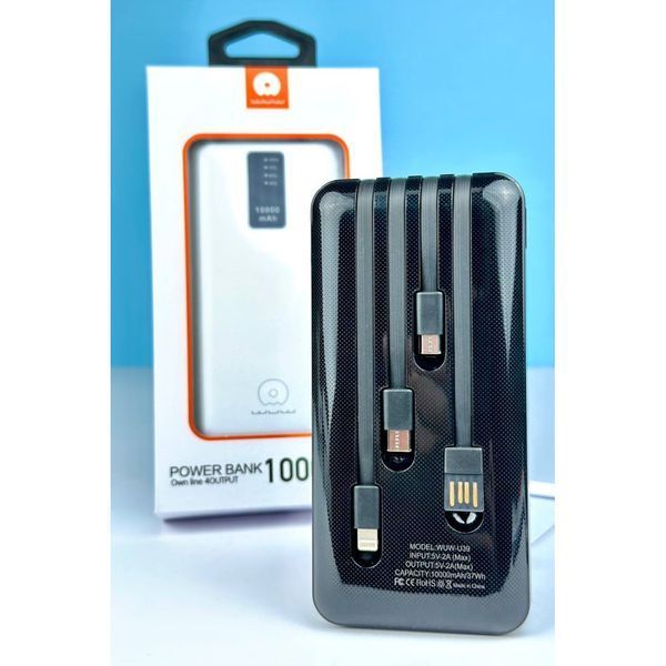 Портативний акумулятор WUW Y135 10000mAh Type-C, Lightning Білий 216-00110 фото