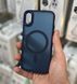 Чохол Space Magnetic Color з Magsafe для iPhone Xs Max Синій 214-00852 фото 1