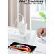 Сетевое зарядное устройство з кабелем WUW-T82 Single USB home charger set iP 6972573336555 фото 4