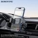 Тримач для мобільного BOROFONE BH106 Ascend pull clip car holder(air outlet) Black Metal Gray 656-00444 фото 4