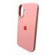 Силиконовый чехол для iPhone 16 Pink 666-01179 фото 4