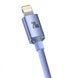 Кабель Baseus Crystal Shine Series Fast Charging Data Cable Type-C to iP 20W 1.2m Purple CAJY000205 фото 4