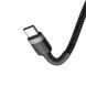 Кабель Baseus Cafule PD2.0 60W flash charging USB Type-C-Type-C (20V 3A)1M Grey+Black CATKLF-GG1 фото 3