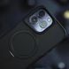 TPU+PC чохол Metal Buttons with MagSafe Carbon Ring для Apple iPhone 14 Pro Max (6.7") Black 777-08079 фото 4