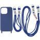 Чехол TPU two straps California для iPhone 13 Pro Midnight blue 208-05651 фото 1