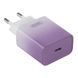 Сетевое зарядное устройство XO CE18 1Type-C PD/QC 30W Фиолетовый 209-00361 фото 6