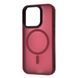 Чехол WAVE Matte Insane Case with Magnetic Ring для iPhone 15 Pro Dark red 656-07855 фото 1