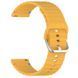 Силіконовий ремінець Wavy для Smart Watch 22mm Dark Yellow 212-01686 фото 2