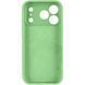 Силиконовый чехол Silk Full Camera Protective для Apple iPhone 17 Pro (6.3") Mint 777-09935 фото 3