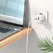 Сетевое зарядное устройство с кабелем HOCO C80A Plus Rapido PD20W+QC3.0 charger set(Type-C to Type-C) White 6931474779908 фото 7