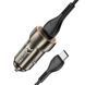 Автомобільний зарядний пристрій HOCO Z46 Blue shield single port QC3.0 18W (Type-C) Metal Gray 656-00342 фото