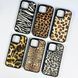 Шкіряна накладка Leopard Leather Magnetic для iPhone 14 Color №2 207-00231 фото 5