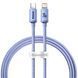 Кабель Baseus Crystal Shine Series Fast Charging Data Cable Type-C to iP 20W 1.2m Purple CAJY000205 фото 1