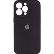 Силіконовий чохол з закритою камерою для iPhone 15 Pro Max Black 666-01126 фото