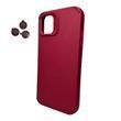 Чехол Silky Cam Protect для iPhone 12 Pro Max Wine Red 666-02425 фото