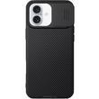 Карбонова накладка Nillkin CamShield Pro для Apple iPhone 16 (6.1") Black 777-08136 фото