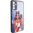 TPU+PC чохол Prisma Ladies для Samsung Galaxy A54 5G Black in White 777-07304 фото