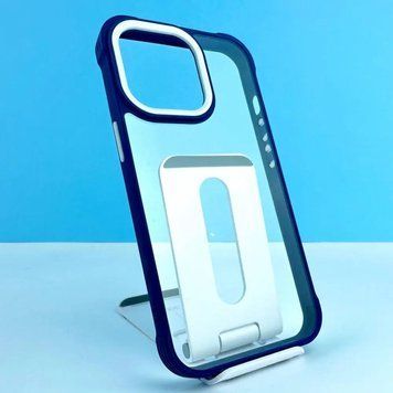 Чехол Crystal Drop Resistance для iPhone 14 Синий 208-01640 фото