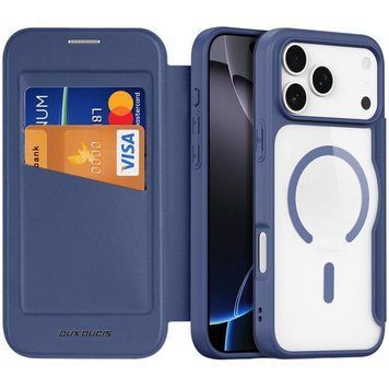 Чехол-книжка Dux Ducis Skin X Pro with MagSafe для Apple iPhone 17 Pro Max (6.9") Blue 777-08186 фото