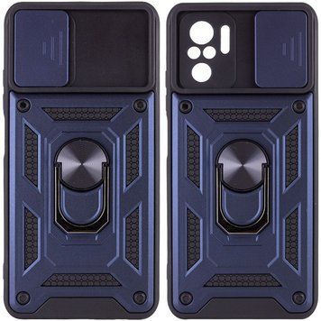 Ударопрочный чехол Camshield Serge Ring для Xiaomi Redmi Note 10 / Note 10s / Poco M5s Blue 777-04660 фото