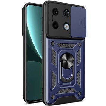 Ударопрочный чехол Camshield Serge Ring для Xiaomi Poco X6 / Note 13 Pro 5G Blue 777-04392 фото