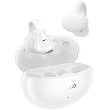 Бездротові TWS навушники Hoco EA8 Warm clip-on (App) White ILSO-00000082840-2 фото