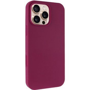 Силіконовий чохол Silk Full Protective для Apple iPhone 16 Pro (6.3") Maroon 777-10136 фото