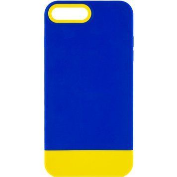 Чохол TPU+PC Bichromatic для Apple iPhone 7 plus / 8 plus (5.5") Navy Blue / Yellow 555-03905 фото