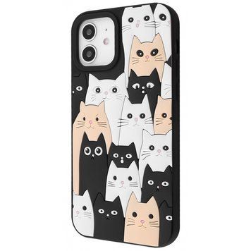 Чохол Wave Doodle Case для Iphone 12/12 Pro Cats 208-05110 фото