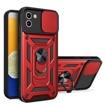 Ударопрочный чехол Camshield Serge Ring для Samsung Galaxy A03 Red 777-04604 фото