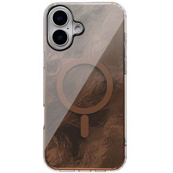 Чохол TPU Shiny Mountain (MagFit) для Apple iPhone 16 (6.1") Chocolate 555-02873 фото