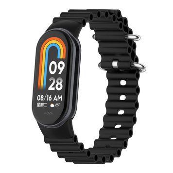 Ремінець для Xiaomi Mi Band 8/9/10 Ocean band Black 212-02619 фото