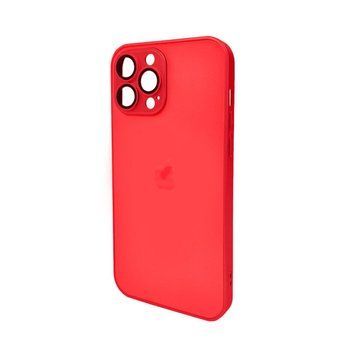 Чехол для смартфона AG Glass Matt Frame Color для iPhone 13 Pro Max Coke Red 666-00593 фото