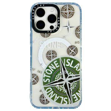 Чехол Transparent CaseTify Magnetic для iPhone 12/12 Pro Stone Island2 214-04158 фото