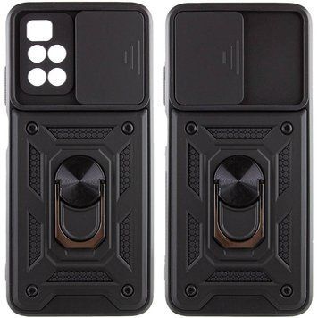 Ударопрочный чехол Camshield Serge Ring для Xiaomi Redmi 10 Black 777-04646 фото